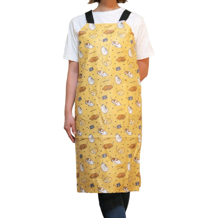 トリミング防水エプロン　バックルタイプ　Good night