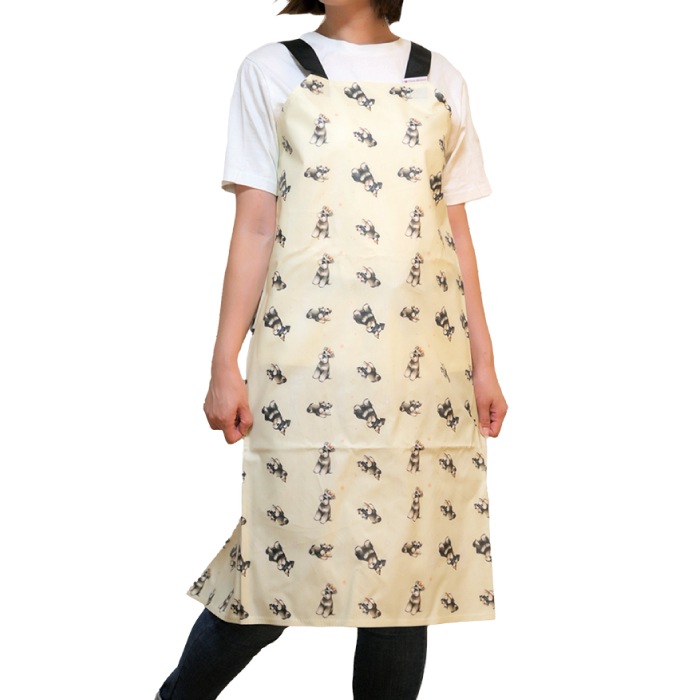 トリミング防水エプロン　バックルタイプ　シュナ