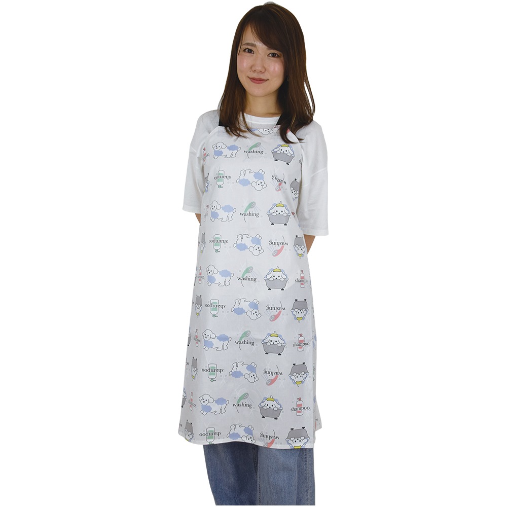 トリミング防水エプロン　バックルタイプ　バブルドッグ