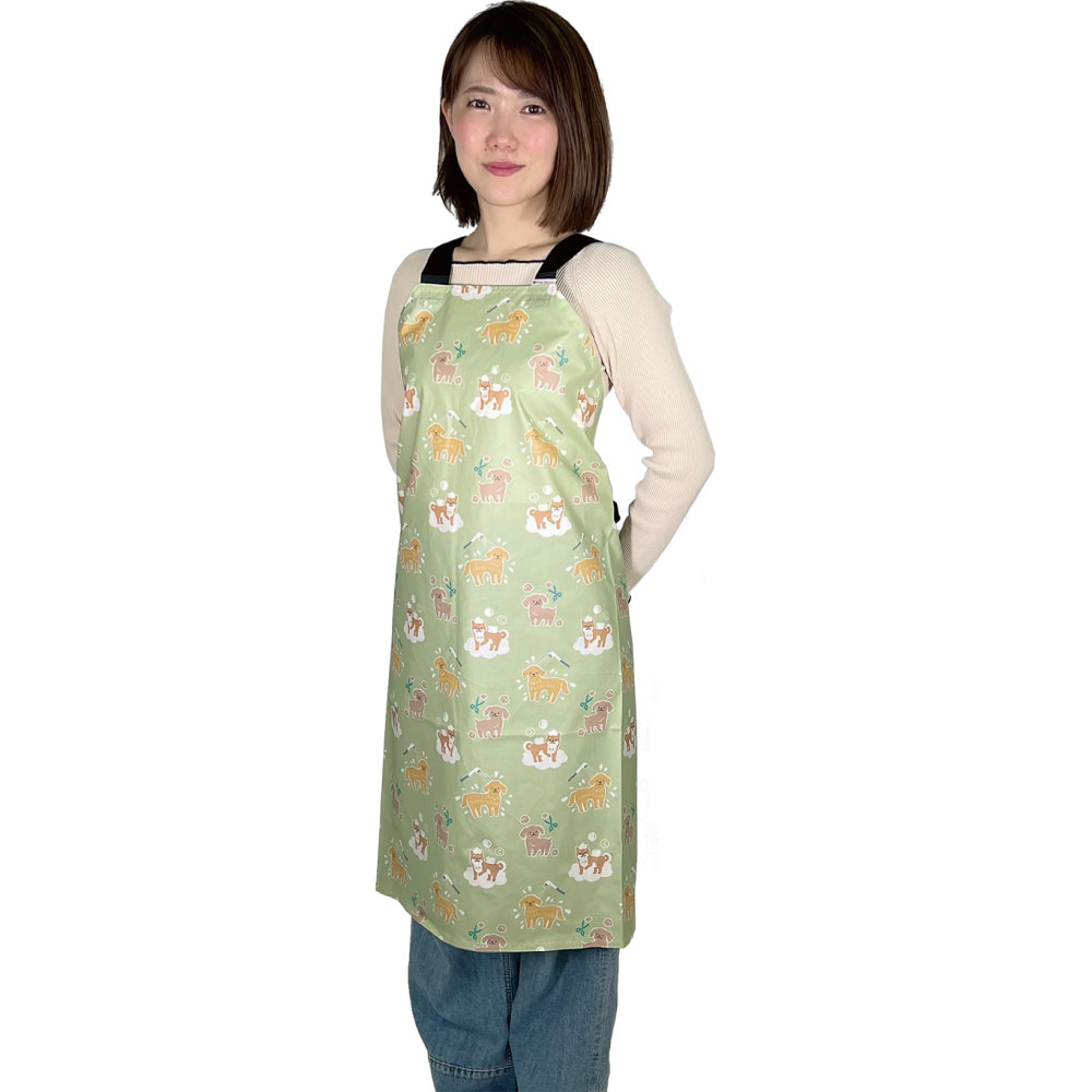 トリミング防水エプロン　バックルタイプ　ドッグウォッシュ