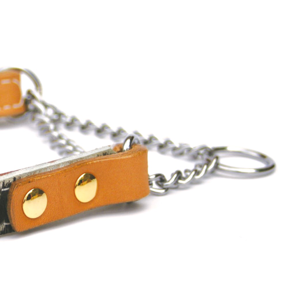 ハラコ（白黒）｜ハーフチョーク