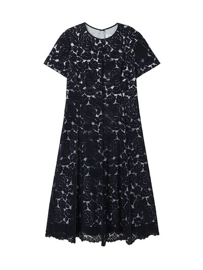 美品 サイズ1 forte_forte コットンシルク ギャザーロングワンピース コットンシルクロングワンピース |forte_forte|CORONET（コロ