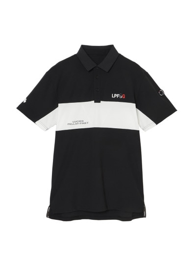 LPFG メンズ ポロシャツ サークルロゴxスカル |LUCIEN PELLAT-FINET