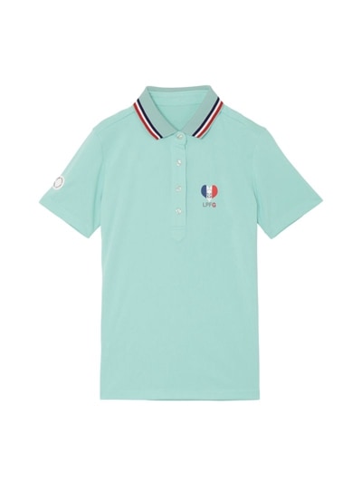 LPFG メンズ スカル＆トリコロール 半袖ポロシャツ |LUCIEN PELLAT