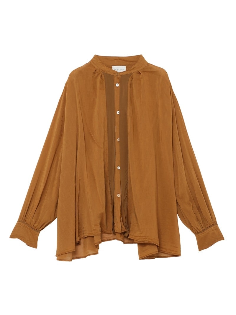 forte_forte シルク混ブラウス シャツ フォルテフォルテ forte_forte（フォルテフォルテ）の「FORTE-FORTE / COTTON SILK