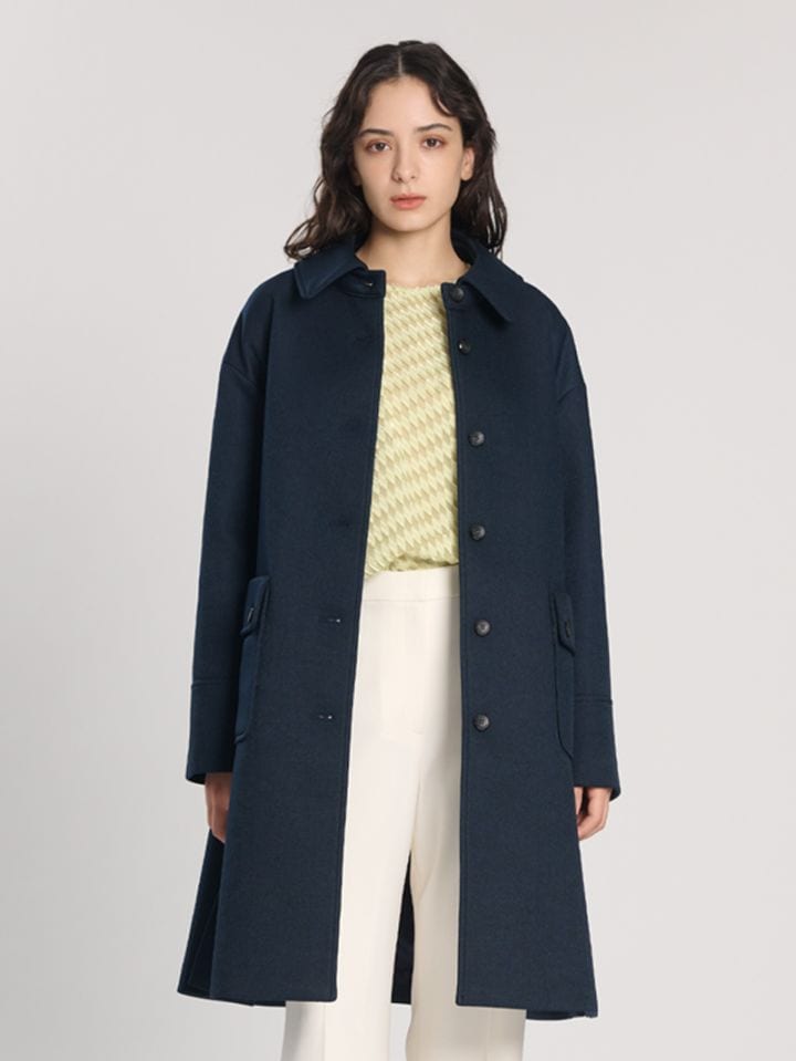 【新品】NBBガーネットブラウン チェスターコート M 新品 ZARA コート メンズ チェスターコート ダークブラウン