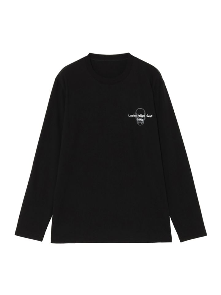 lucien pellat-finet ロンT 長袖　S L.P.F LPF PARIS 長袖Tシャツ LUCIEN PELLAT-FINET PARISロゴ |lucien