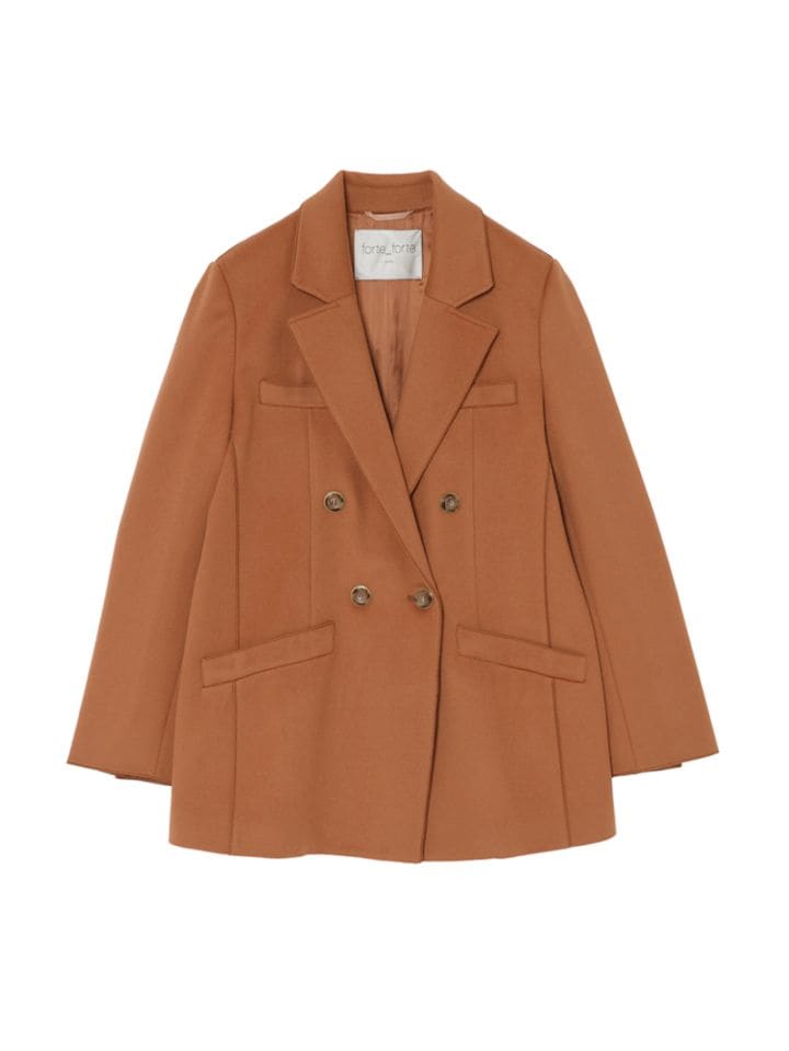 新品　forte_forte フォルテフォルテ　チェスターコート Forte Forte フローラル コート | ピンク | FARFETCH JP