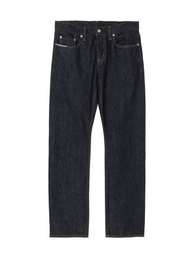 MINDENIM】メンズ デニム ストレイト パンツ ユーズドライク |lucien