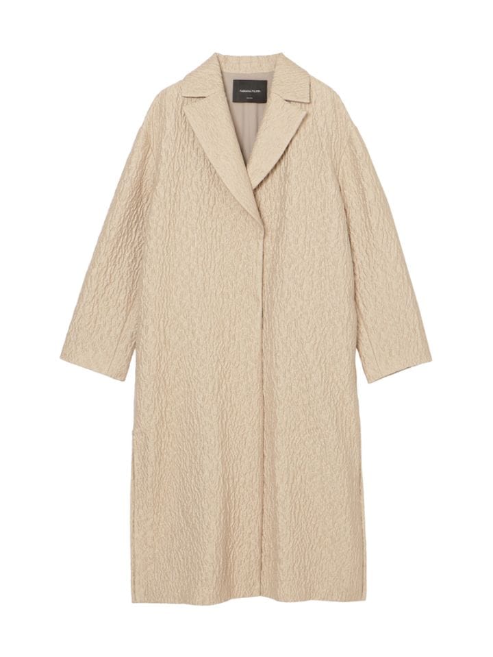 エンボスジャガード ロングコート |FABIANA FILIPPI|CORONET（コロ