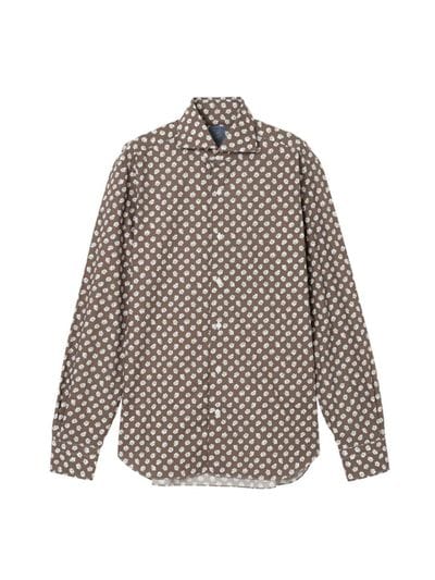 DANDY LIFE リネン セミワイドカラーシャツ |BARBA NAPOLI|CORONET