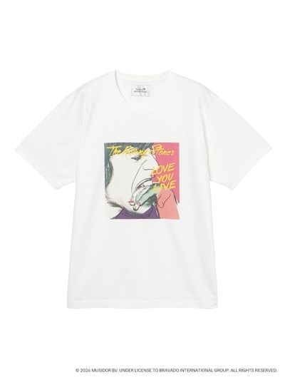 THE ROLLING STONES＞ ユニセックス Tシャツ ”Keith Photo” |lucien