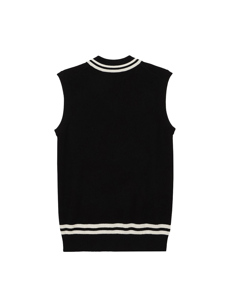 LPFG メンズ Vネック ベスト |LUCIEN PELLAT-FINET LPFG|CORONET