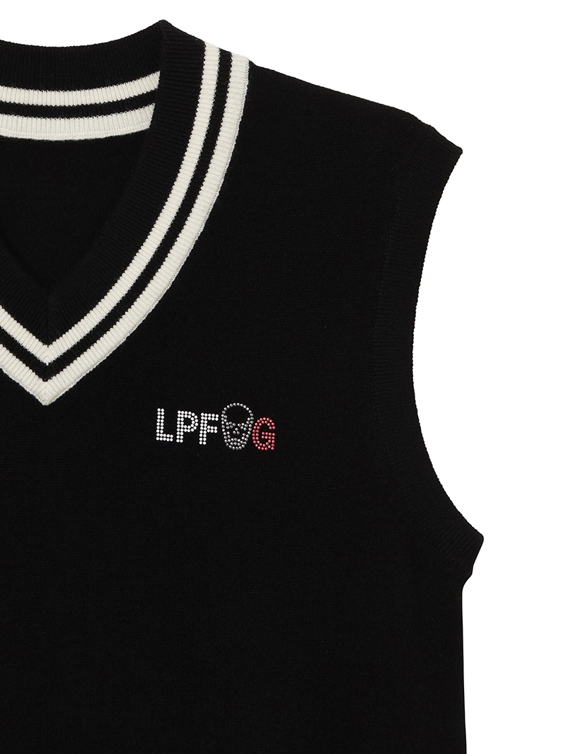 LPFG メンズ Vネック ベスト |LUCIEN PELLAT-FINET LPFG|CORONET