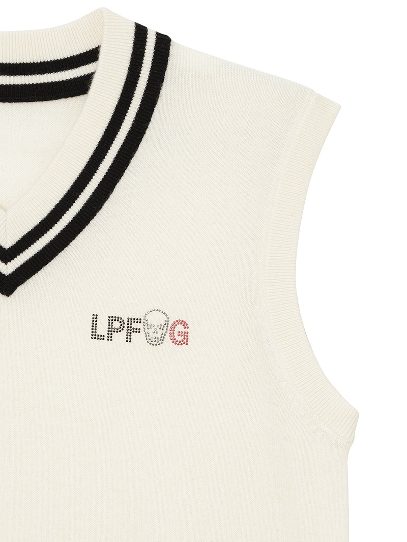 LPFG メンズ Vネック ベスト |LUCIEN PELLAT-FINET LPFG|CORONET