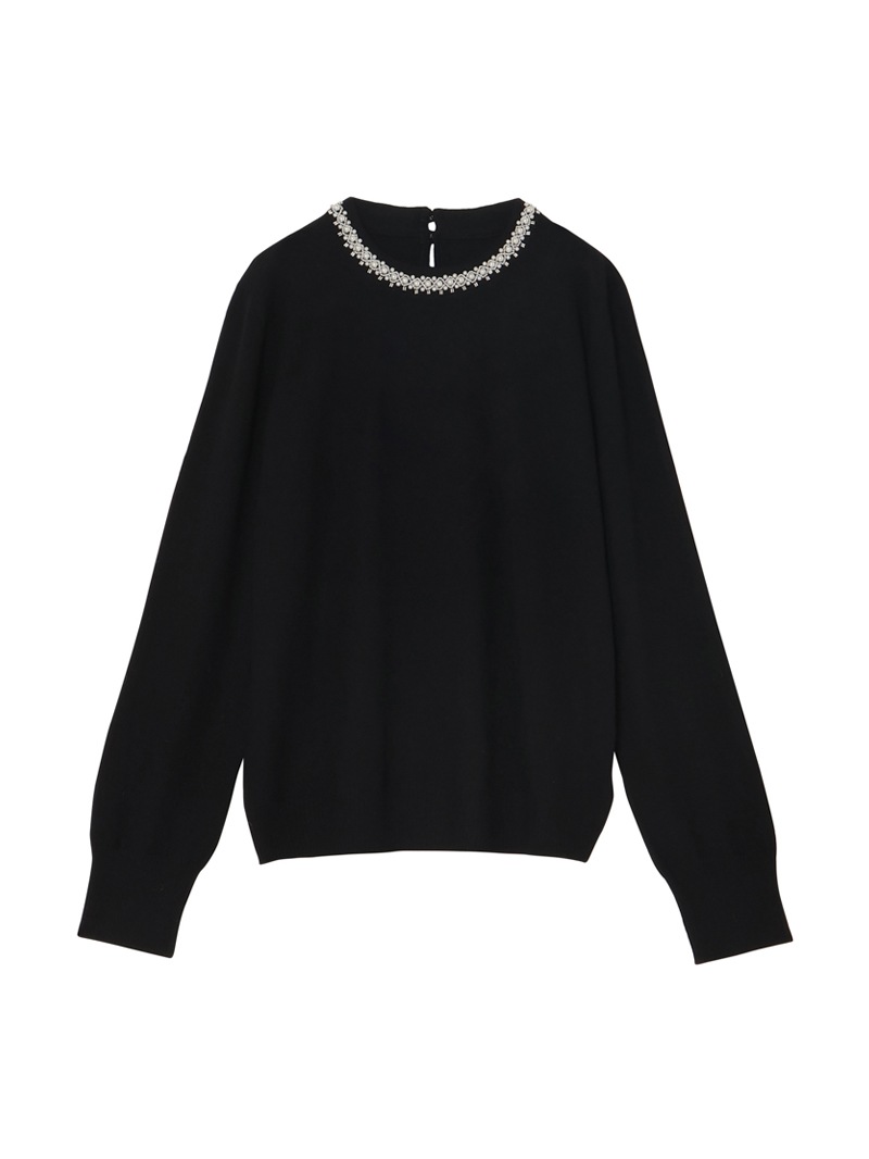 ビジュー付ニットプルオーバー |mila schon|CORONET（コロネット）公式