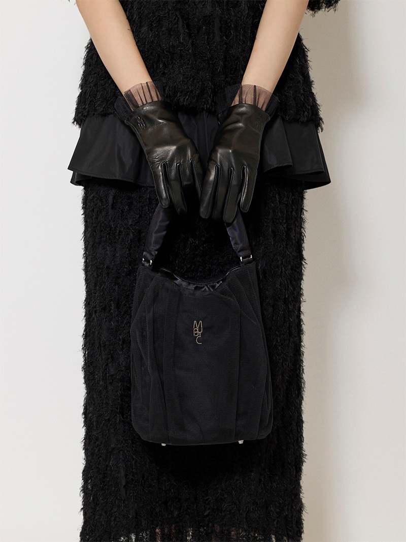 チュールレイヤードロゴバッグ |mila schon by chika kisada|CORONET