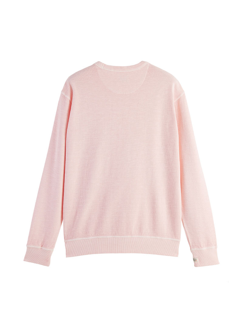 “Scotch & Soda” ガーメントダイスウェットシャツ Khaki ガーメントダイ スウェットシャツ |SCOTCH & SODA|CORONET(コロ