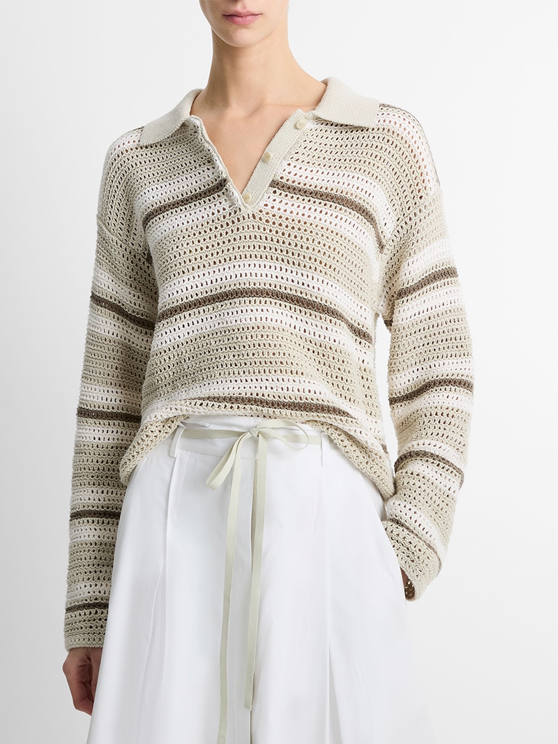 メッシュストライプニット |Vince|CORONET（コロネット）公式