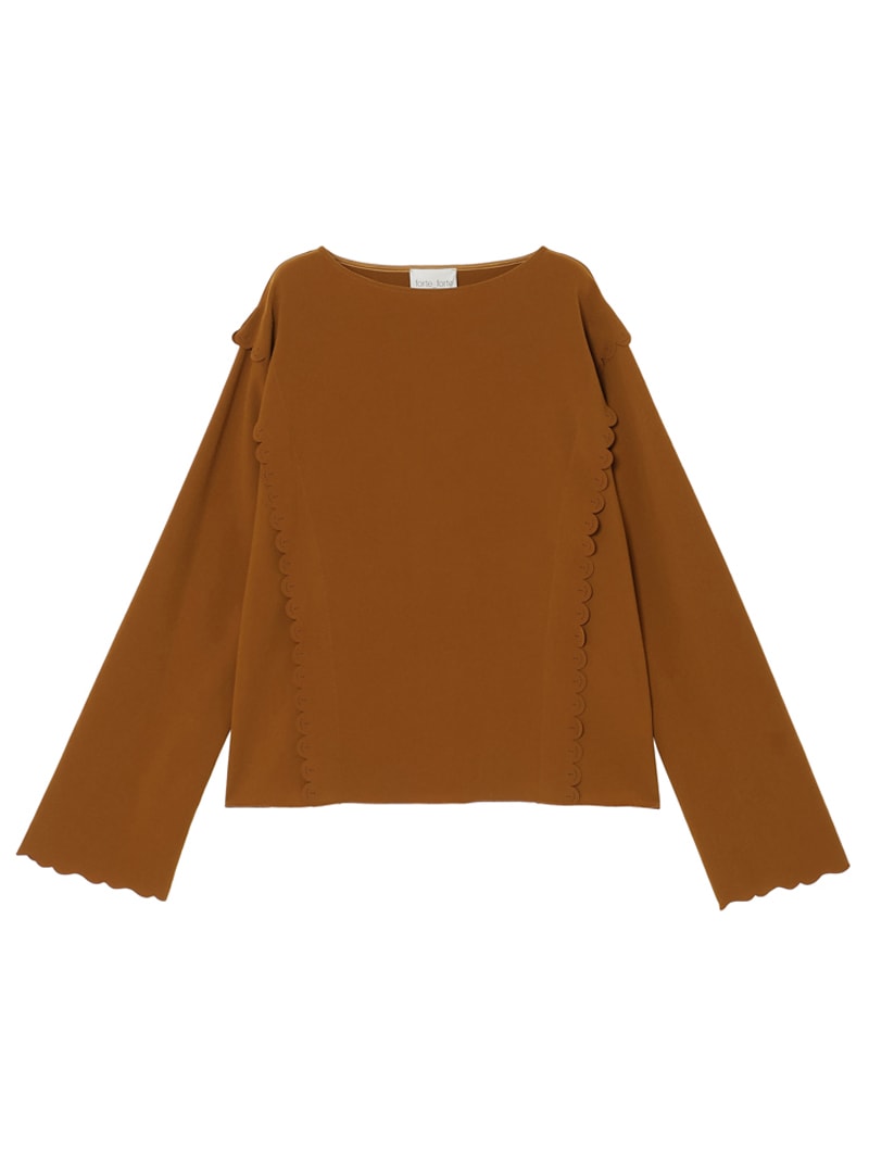 スカラップディテールブラウス |forte_forte|CORONET（コロネット