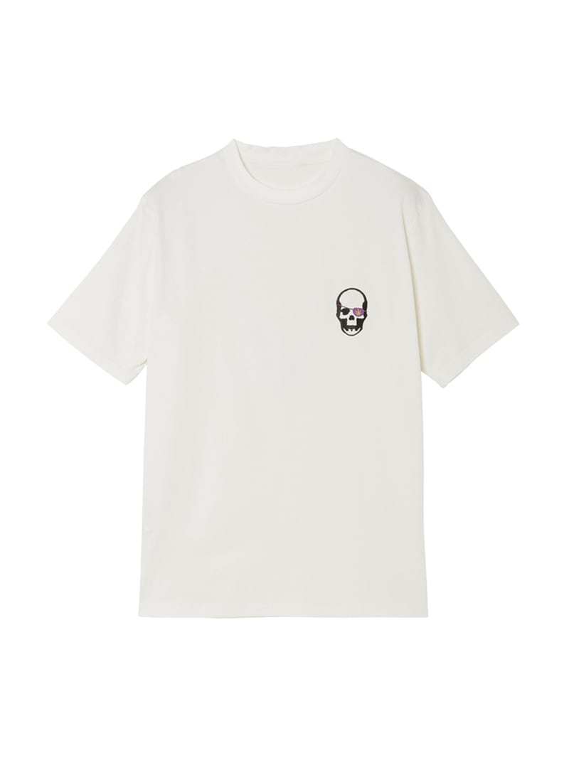 メンズ Tシャツ ワンポイント スカル アイパッチ |lucien pellat