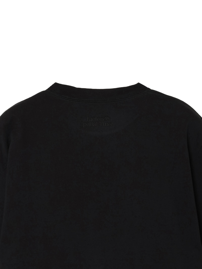 メンズ Tシャツ ワンポイント スカル アイパッチ |lucien pellat-finet