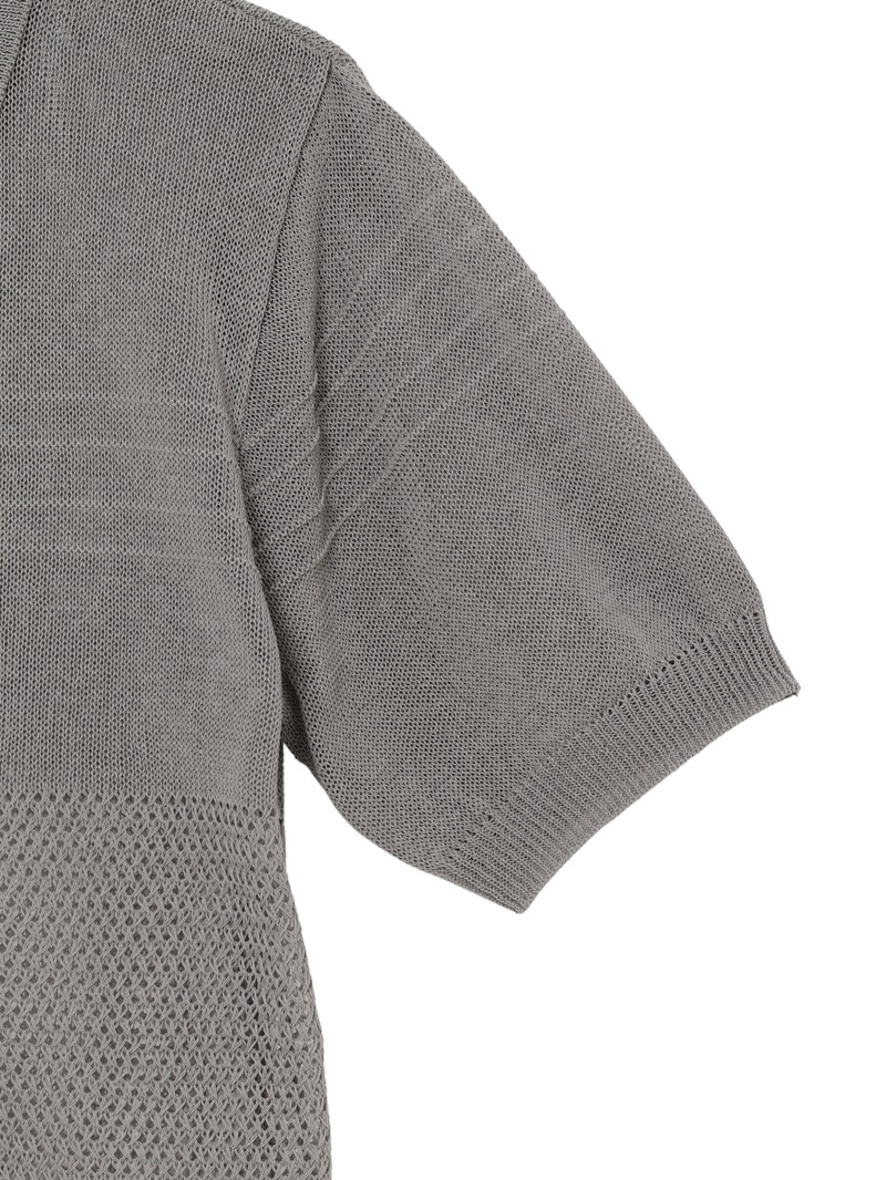 Chika Kisada シアー コンビ ポロニット Chika Kisada＞ シアー コンビ ポロニット