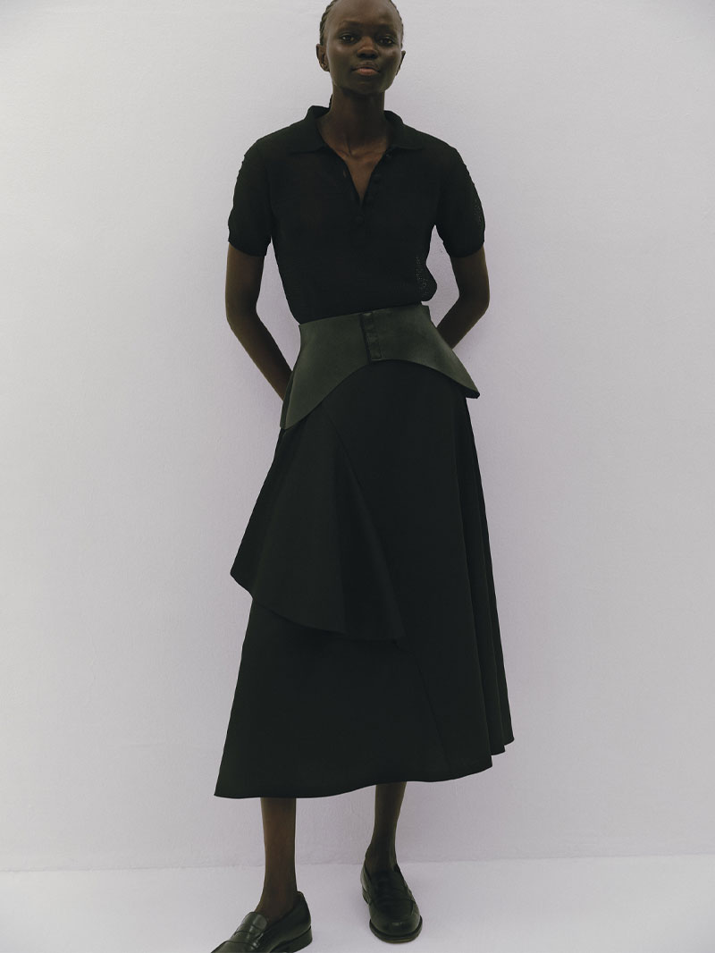 Chika Kisada シアー コンビ ポロニット Chika Kisada シアー コンビ ポロニット Chika Kisada＞ シアー