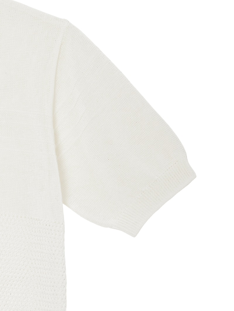 Malbon ポロシャツ＆スカート 上下セット 白×ベージュ✨S〜Lサイズ 美品 一部店舗限定】MEN WTOルーズフィットポロシャツ ベージュ