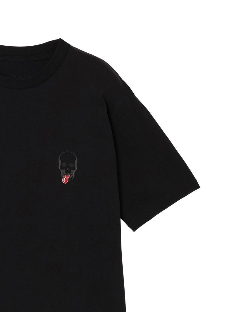 メンズ Tシャツ ワンポイント スカル・タン |lucien pellat