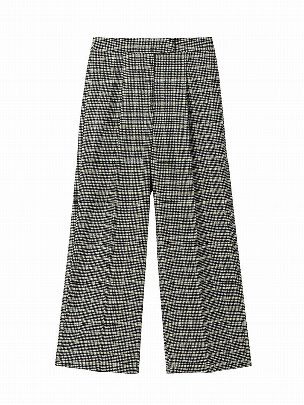 ミラショーン　チェックスカート dazzlin ベルト付チェックスカート レッド -ファッション通販