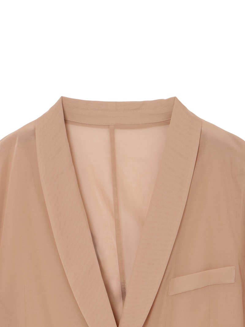 caban オーガンジージャケット　美品 シアーオーガンジージャケット （テーラードジャケット