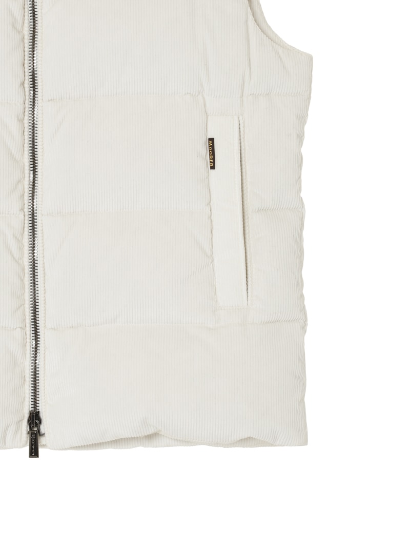 コーデュロイダウンベスト VANIO-VH |MooRER|CORONET（コロネット