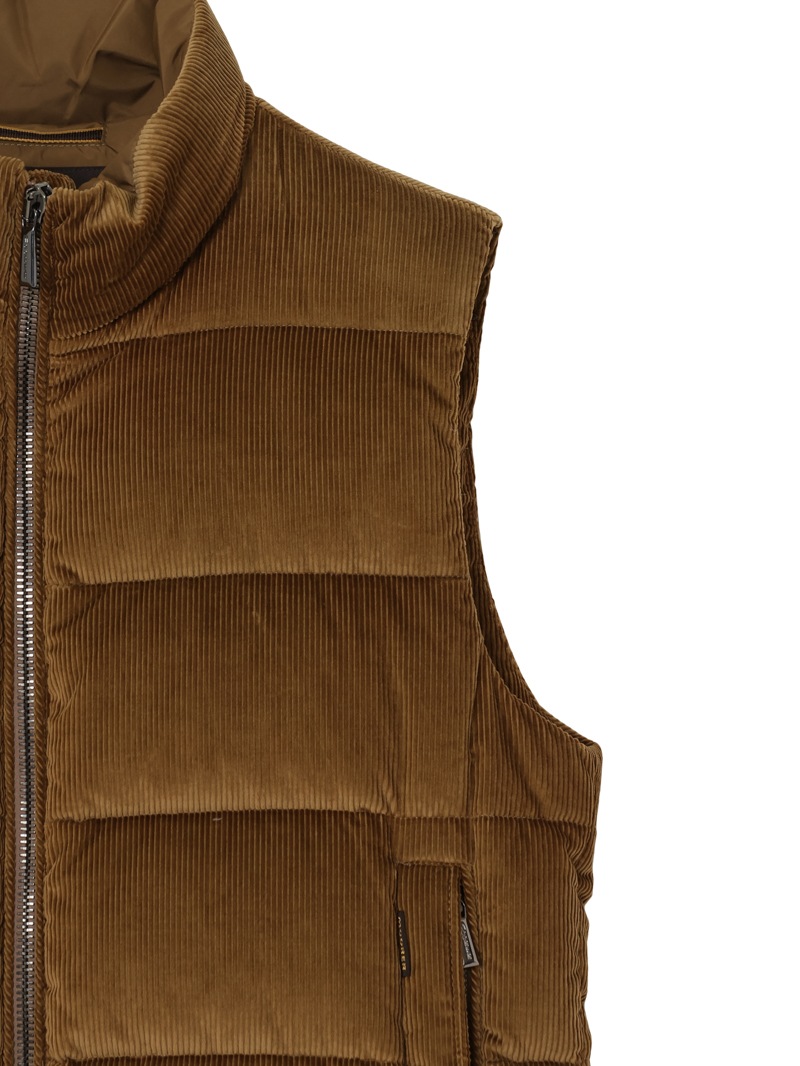 コーデュロイダウンベスト VANIO-VH |MooRER|CORONET（コロネット