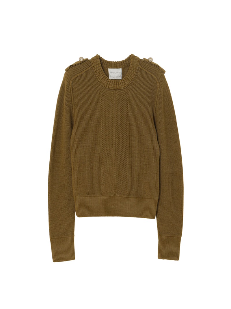 エポレット ウールニット |forte_forte|CORONET（コロネット