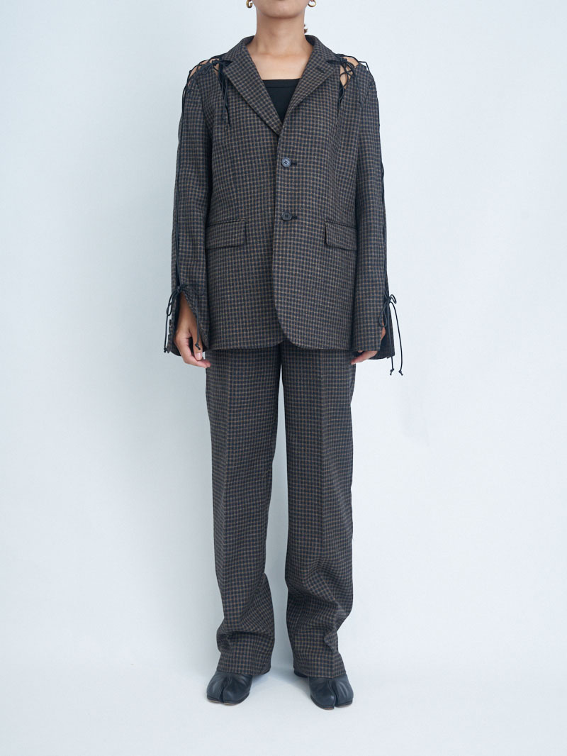 チェックツイードジャケット |mila schon by chika kisada|CORONET