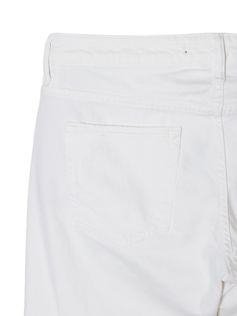 INCOTEX BLUE DIVISION スリムフィット ストレッチホワイトカラー