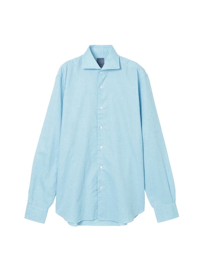 DANDY LIFE 杢調 セミワイドカラーシャツ |BARBA NAPOLI|CORONET（コロ