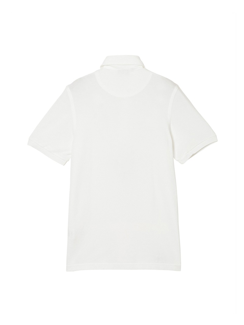 Brioni ブリオーニ 長袖ポロシャツ M オフホワイト イタリア製 コットン ポロシャツ＆Tシャツ | ブリオーニ® 日本 公式ストア