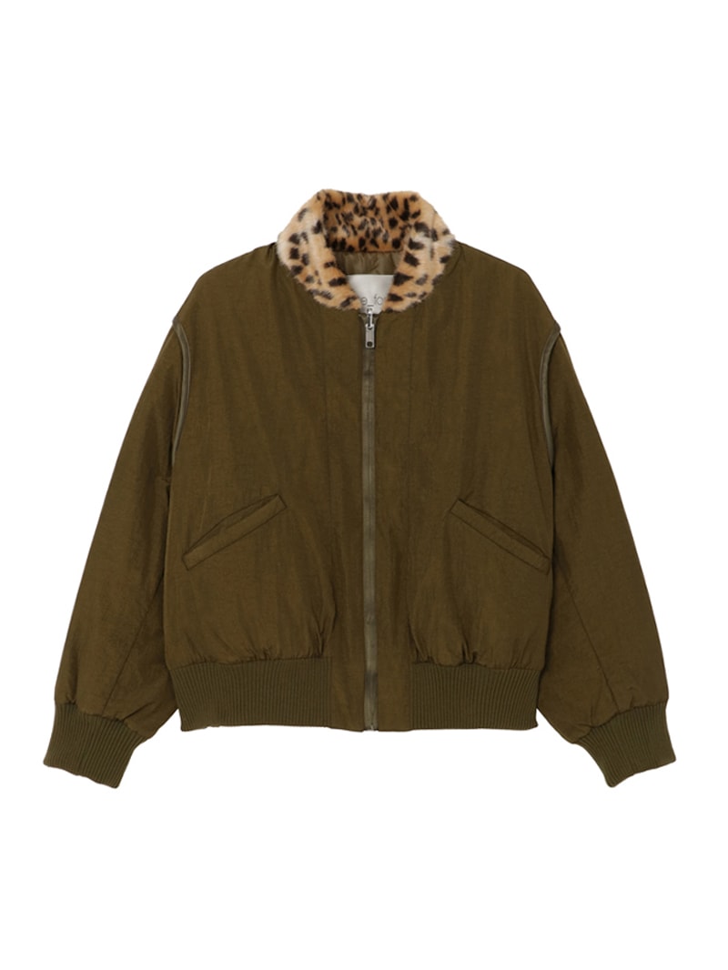 forte_forte リバーシブル ボンバージャケット キルティング カーキ キルティングボンバージャケット |forte_forte|CORONET（コロネット