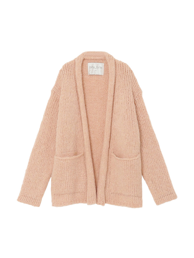 ルシアンペラフィネ／コットン／ロングカーディガン／S 清々しく 