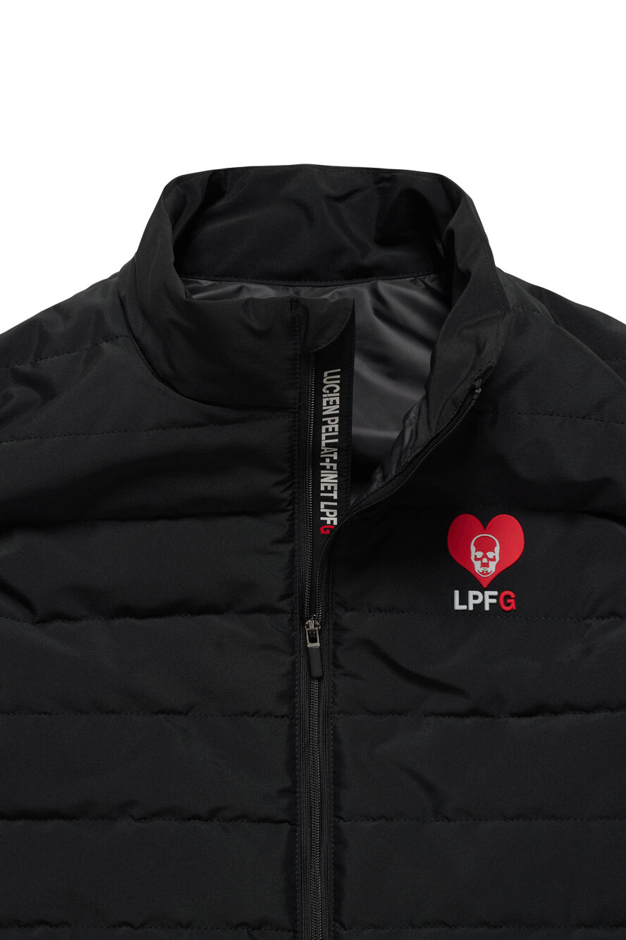 LPFG メンズ 中綿キルティング スタンドカラージップベスト LPFG メンズ 中綿キルティング スタンドカラージップベスト