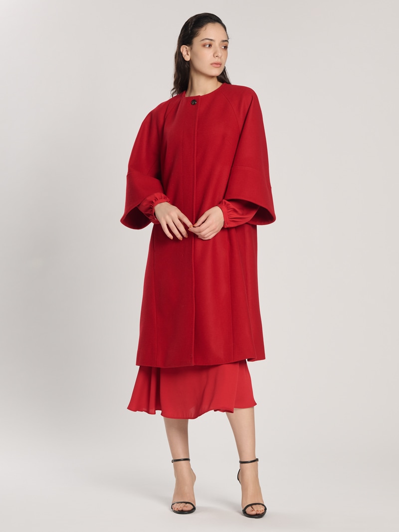 バックサテンジョーゼットワンピース |mila schon|CORONET（コロネット