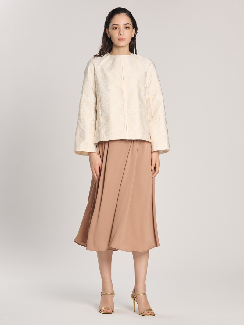 バックサテンジョーゼットワンピース |mila schon|CORONET（コロネット