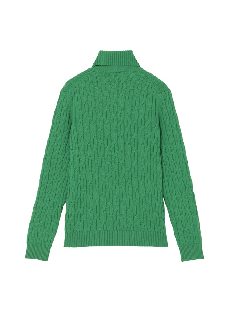 [STONE ] 94aw タートルネックニット グリーンエッジ STONE ISLAND] 94aw タートルネックニット グリーンエッジ