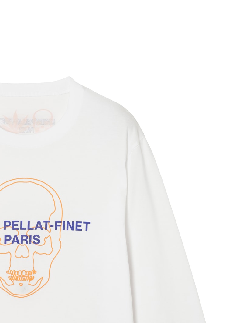 国内配送★lucien pellat-finet★LPF SKULL PARIS ロンT 2色 LPF PARIS 長袖Tシャツ LUCIEN PELLAT-FINET PARIS & SKULL