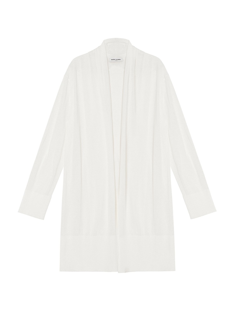 mila schon - ミラショーン mila schon カーディガン mila schon 50%OFF 春夏 ミラショーン 綿×麻 Vネックニット