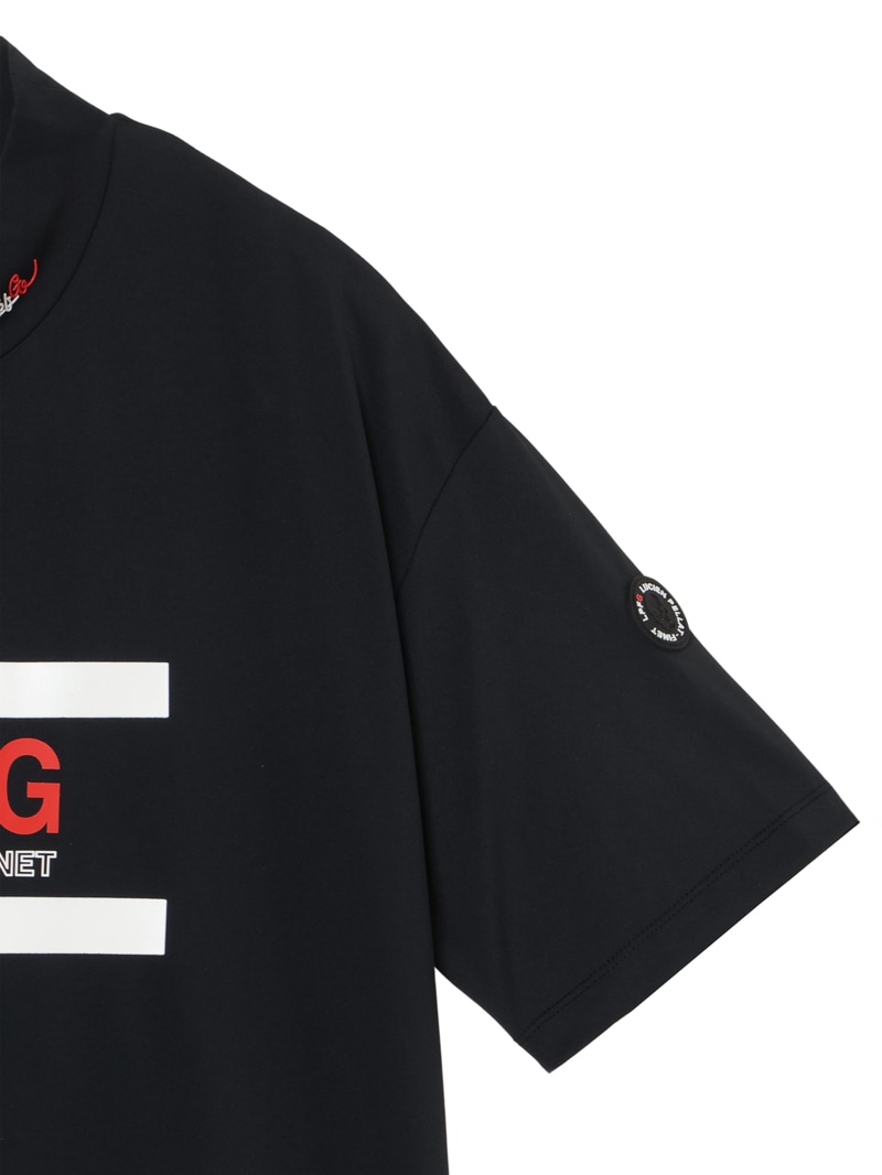 LPFG メンズ 2ライン 半袖モックネックシャツ |LUCIEN PELLAT