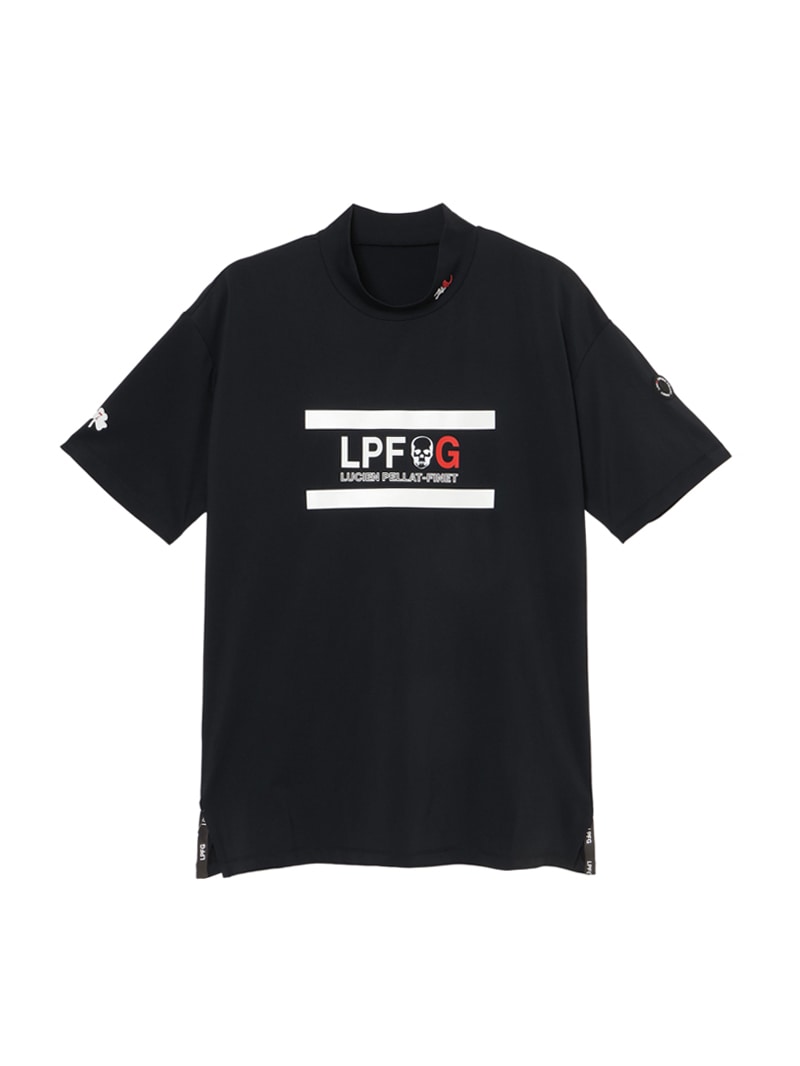 LPFG メンズ 2ライン 半袖モックネックシャツ 未使用 LPFG メンズ 2ライン 半袖モックネックシャツ |LUCIEN PELLAT