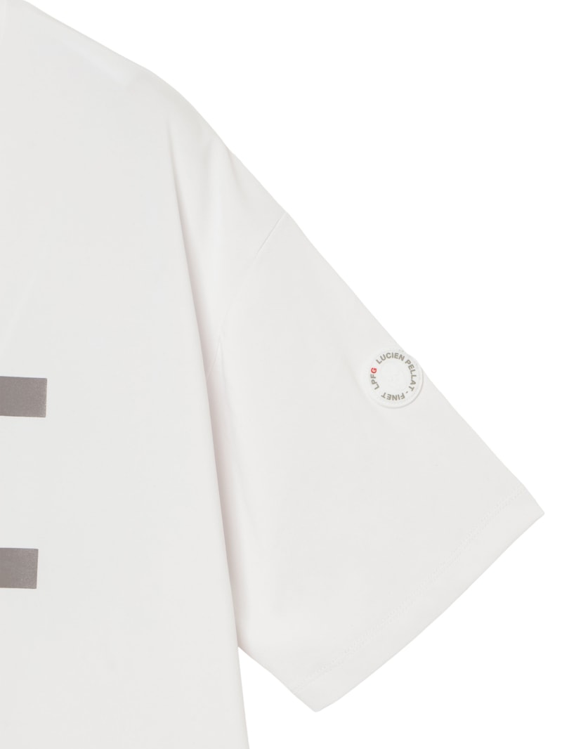 LPFG メンズ 2ライン 半袖モックネックシャツ |LUCIEN PELLAT